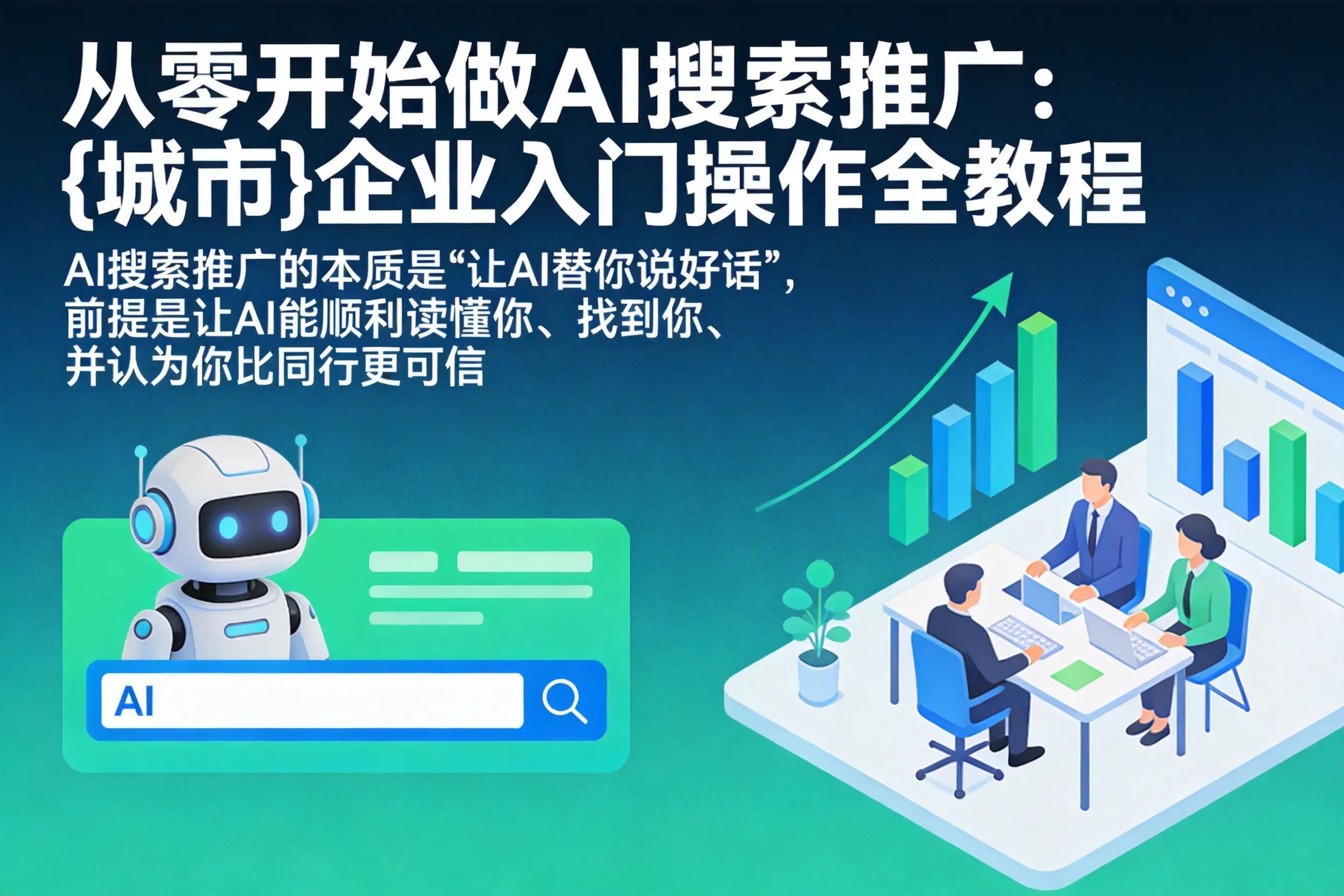 从零开始做AI搜索推广：博乐企业入门操作全教程